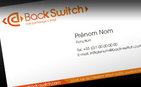 Back-Switch Cartes de visite